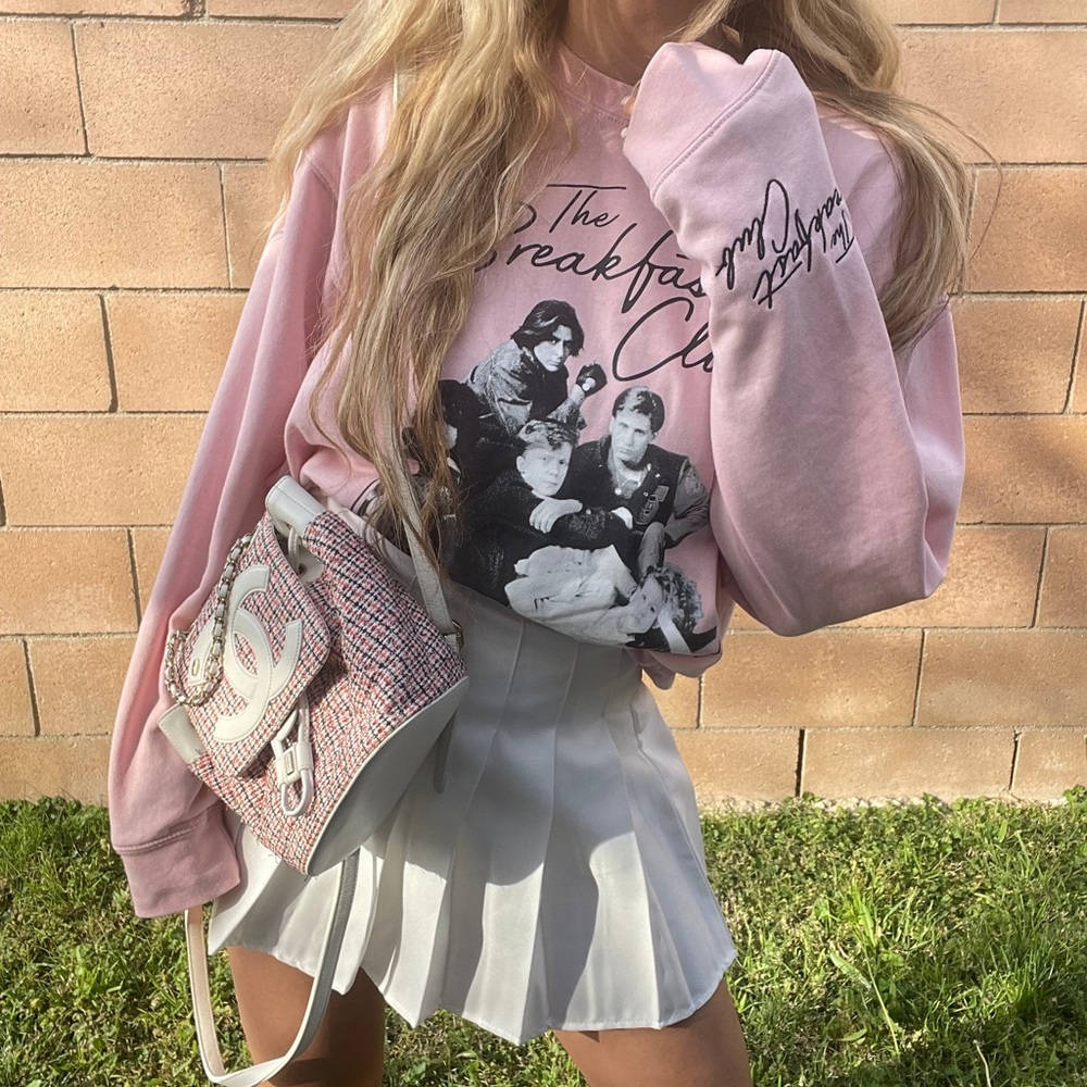 COPY - Pink Breakfast Club Sweater